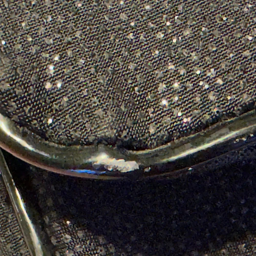 Lancome Black Sparkly Cosmetic Travel Bag